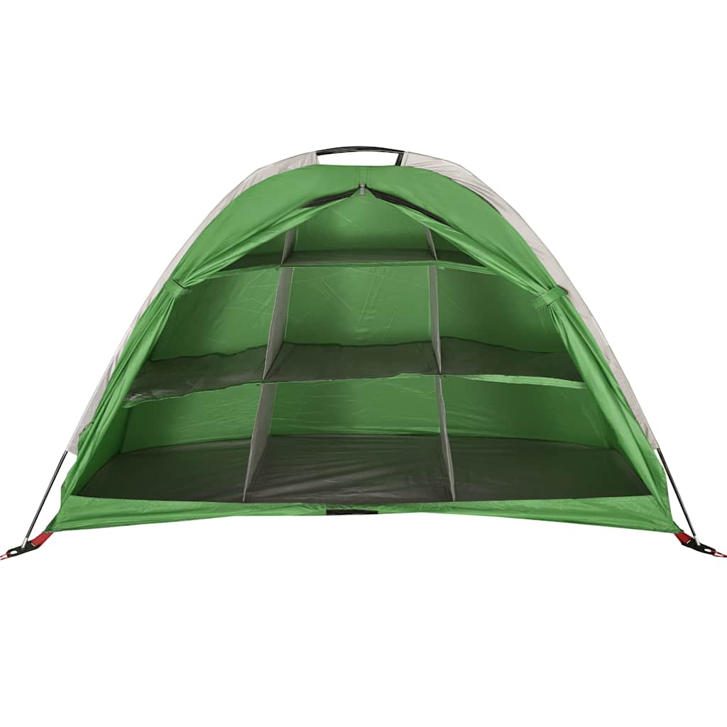 vidaXL Camping-Organizer-Zelt 9 Fächer Grün Wasserdicht
