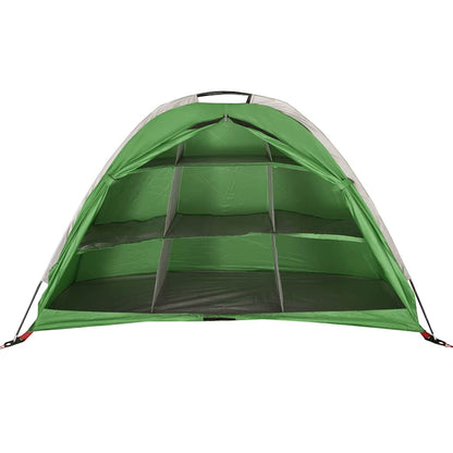 vidaXL Camping-Organizer-Zelt 9 Fächer Grün Wasserdicht