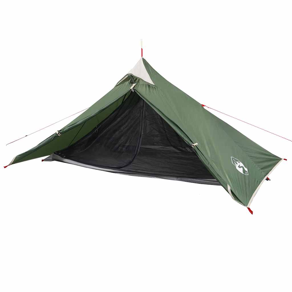 vidaXL Tipi-Hängezelt 1 Person Grün Wasserdicht