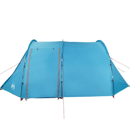 vidaXL Tunnelzelt 4 Personen Blau Wasserdicht