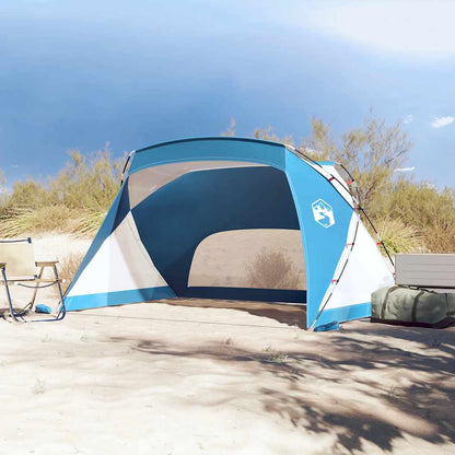 vidaXL Strandzelt Azurblau 274x178x170/148 cm 185T Polyester