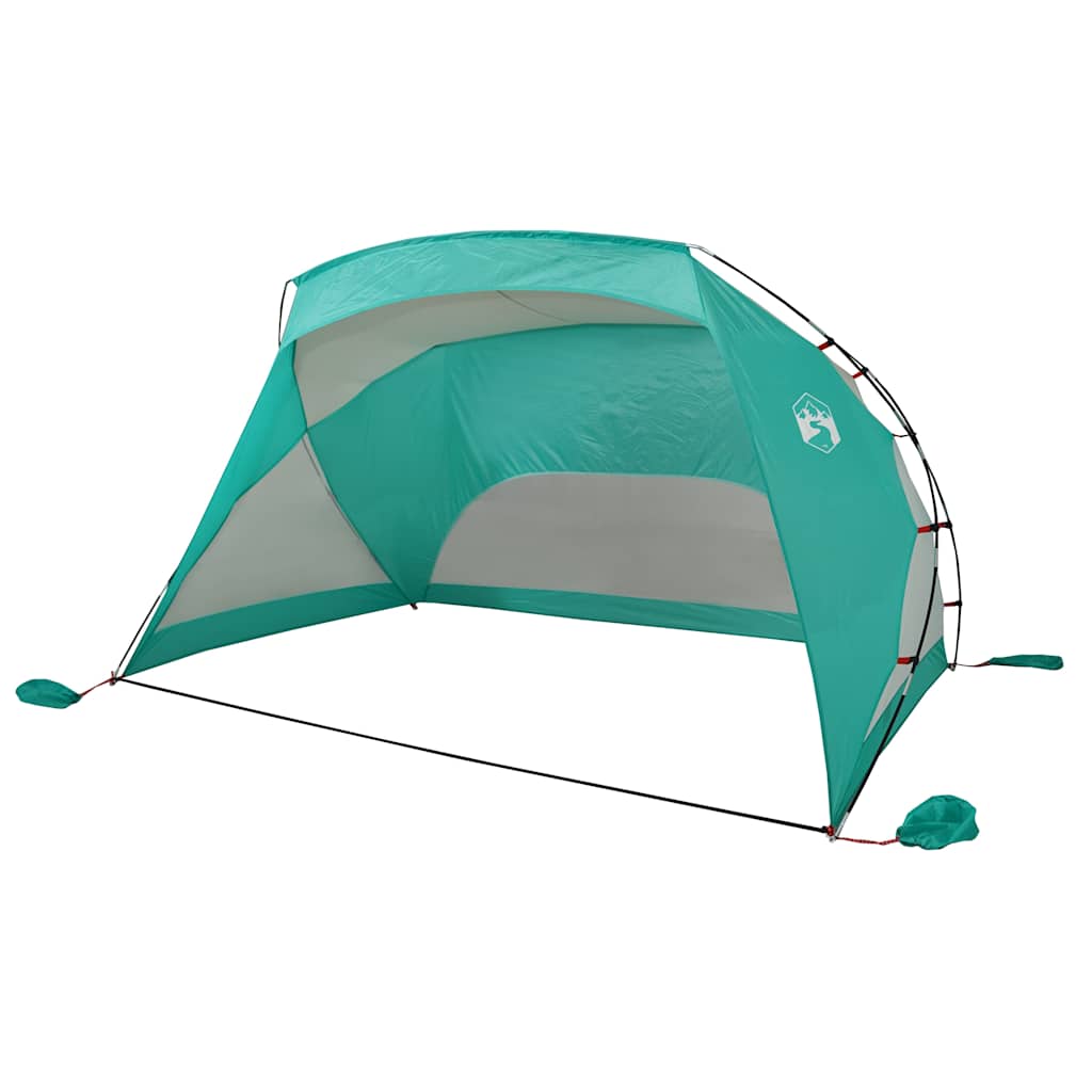 vidaXL Strandzelt Meergrün 274x178x170/148 cm 185T Polyester