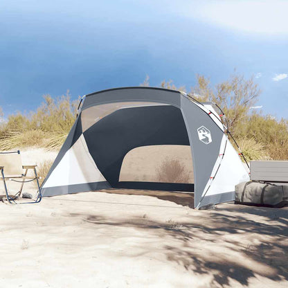 vidaXL Strandzelt Grau 274x178x170/148 cm 185T Polyester