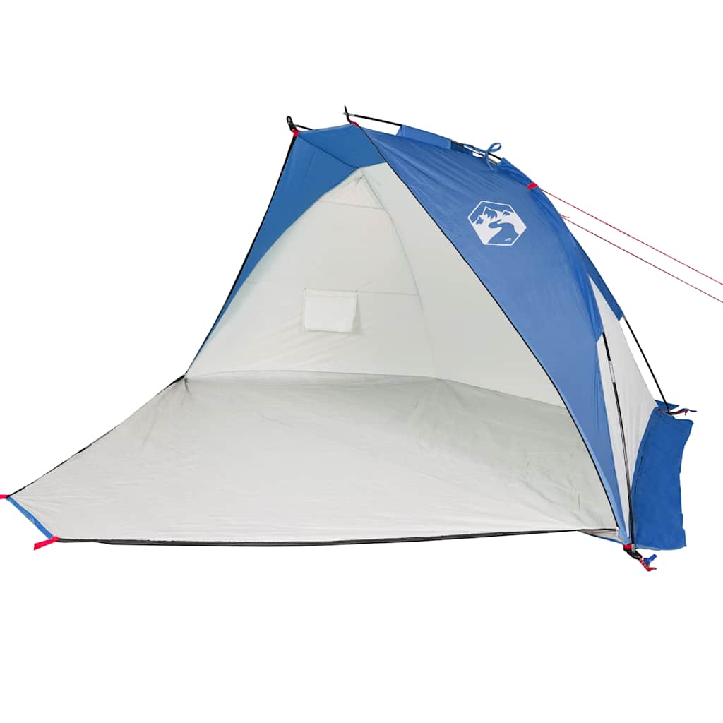 vidaXL Strandzelt Azurblau 268x223x125 cm 185T Polyester