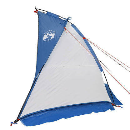 vidaXL Strandzelt Azurblau 268x223x125 cm 185T Polyester