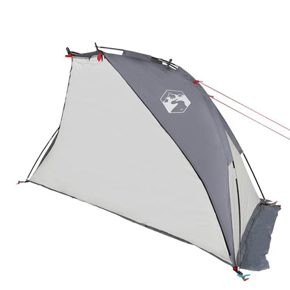 vidaXL Strandzelt Grau 268x223x125 cm 185T Polyester