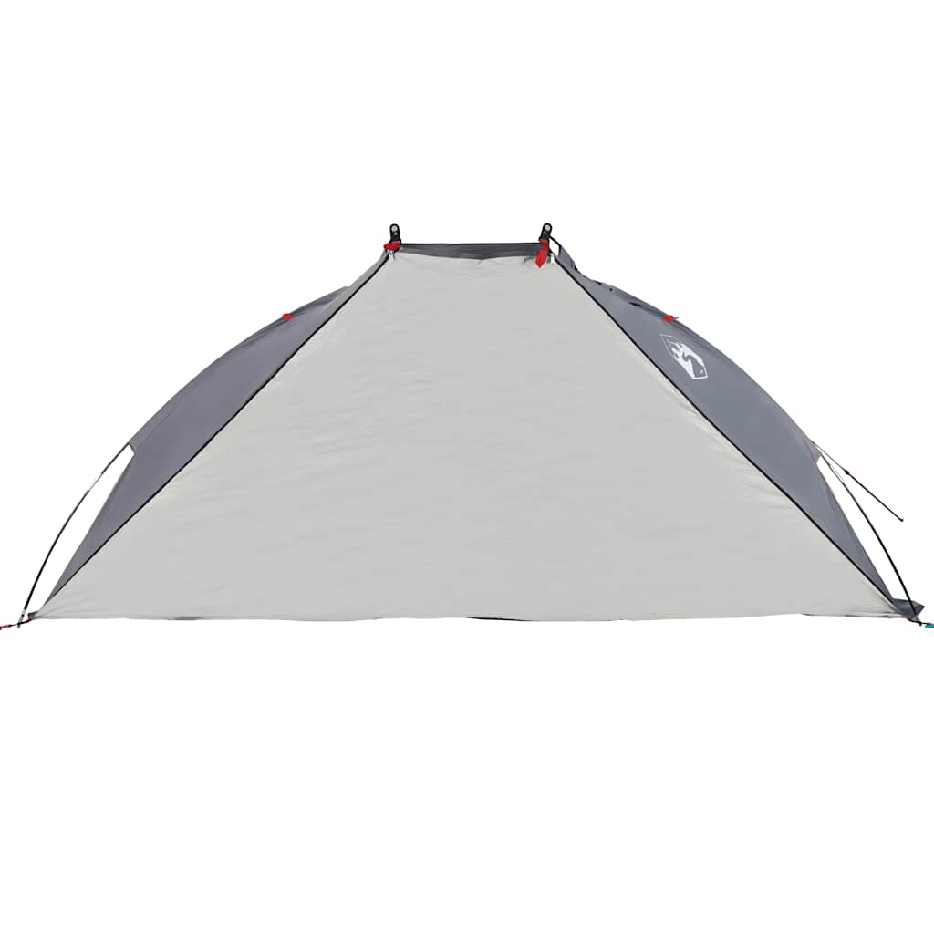 vidaXL Strandzelt Grau 268x223x125 cm 185T Polyester