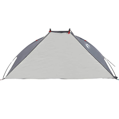 vidaXL Strandzelt Grau 268x223x125 cm 185T Polyester