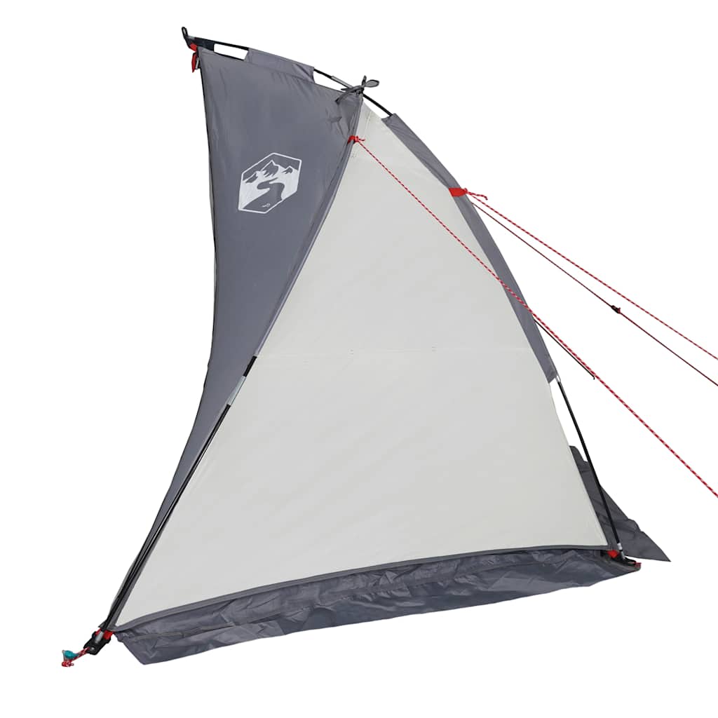 vidaXL Strandzelt Grau 268x223x125 cm 185T Polyester