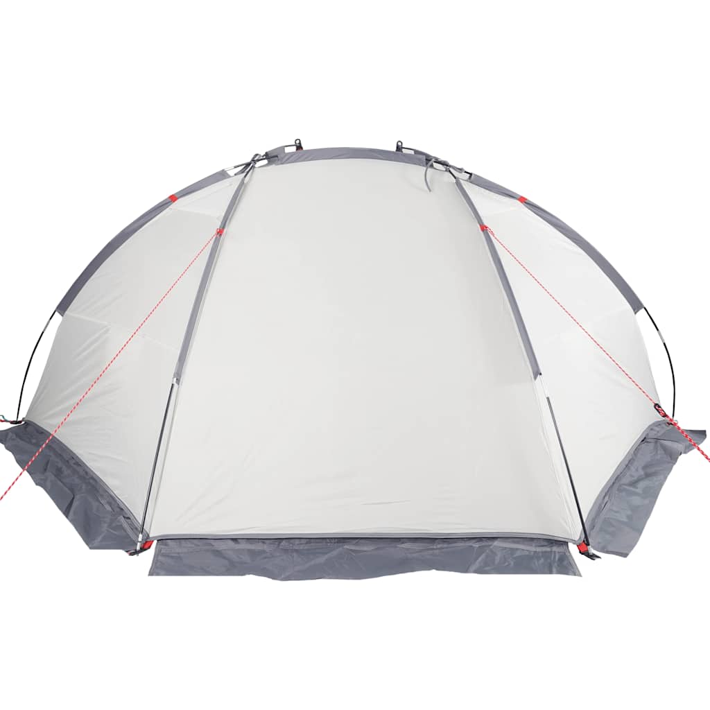 vidaXL Strandzelt Grau 268x223x125 cm 185T Polyester