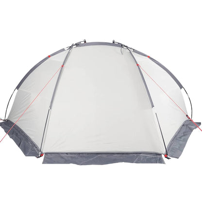 vidaXL Strandzelt Grau 268x223x125 cm 185T Polyester