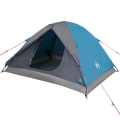 vidaXL Kuppel-Campingzelt 3 Personen Blau Wasserdicht