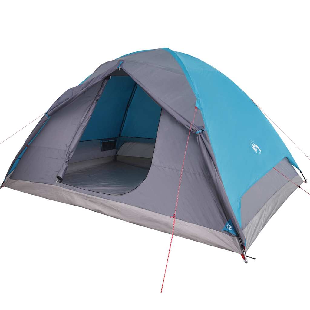 vidaXL Kuppel-Campingzelt 6 Personen Blau Wasserdicht
