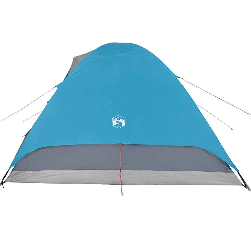 vidaXL Kuppel-Campingzelt 6 Personen Blau Wasserdicht