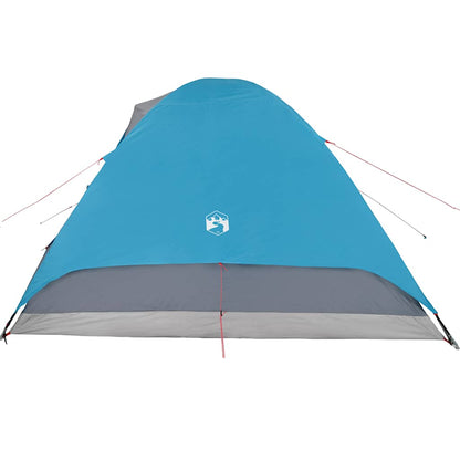vidaXL Kuppel-Campingzelt 6 Personen Blau Wasserdicht