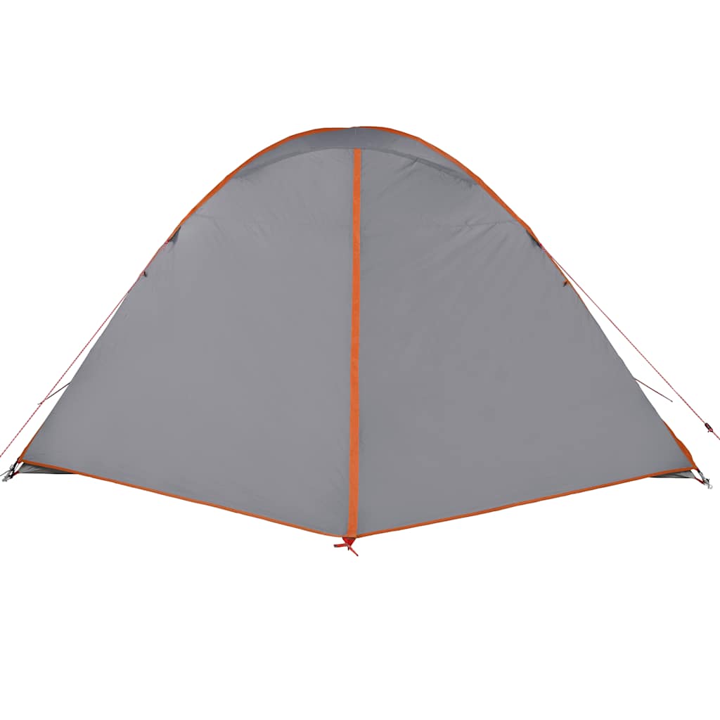 vidaXL Kuppel-Campingzelt 6 Personen Orange Wasserdicht