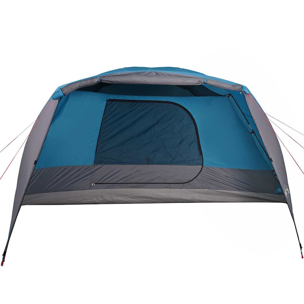 vidaXL Campingzelt mit Vorzelt 4 Personen Blau Wasserdicht