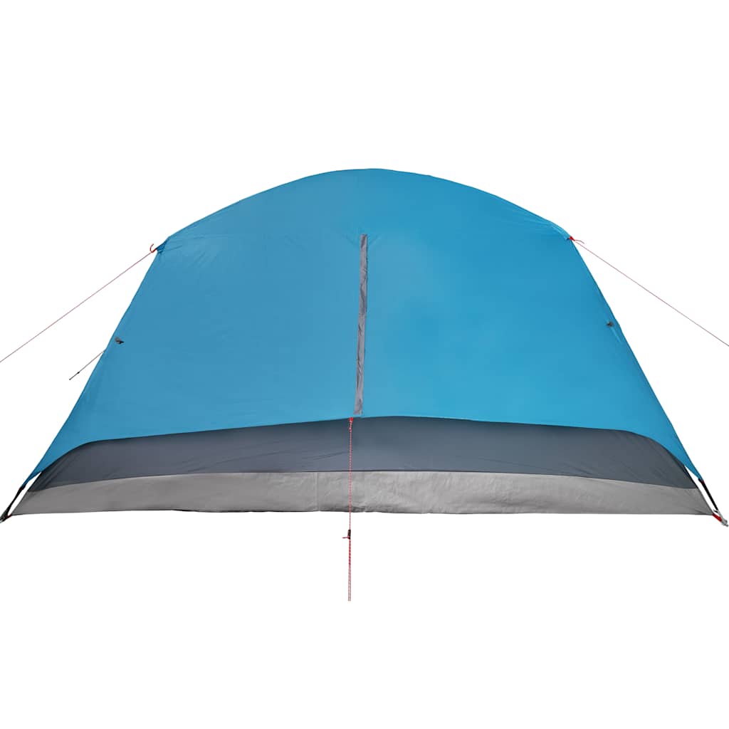 vidaXL Campingzelt mit Vorzelt 4 Personen Blau Wasserdicht