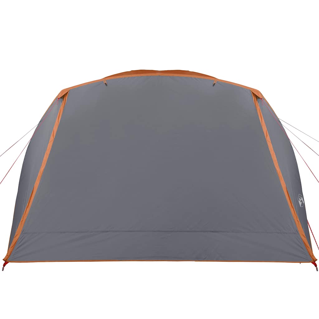 vidaXL Campingzelt mit Vorzelt 4 Personen Orange Wasserdicht