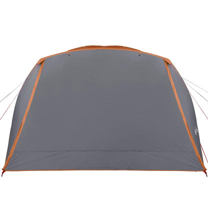 vidaXL Campingzelt mit Vorzelt 4 Personen Orange Wasserdicht