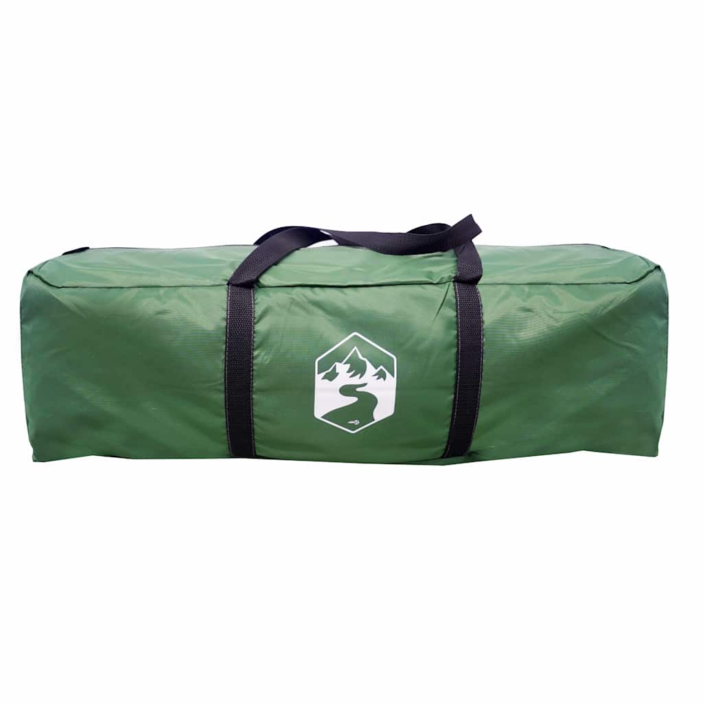 vidaXL Tipi-Campingzelt 7 Personen Grün Wasserdicht