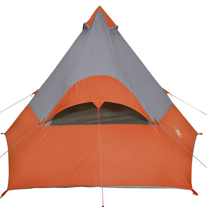 vidaXL Tipi-Campingzelt 7 Personen Orange Wasserdicht