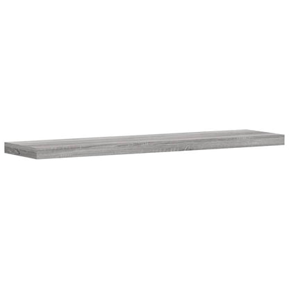 vidaXL Wandregale 4 Stk. Grau Sonoma 40x10x1,5 cm Holzwerkstoff