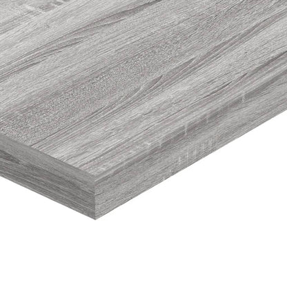 vidaXL Wandregale 4 Stk. Grau Sonoma 40x10x1,5 cm Holzwerkstoff