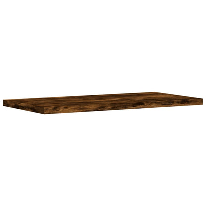 vidaXL Wandregale 4 Stk. Räuchereiche 40x20x1,5 cm Holzwerkstoff