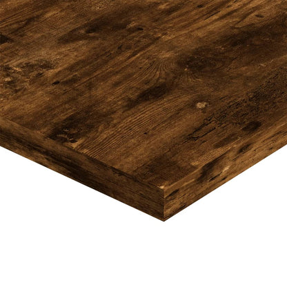 vidaXL Wandregale 4 Stk. Räuchereiche 40x20x1,5 cm Holzwerkstoff