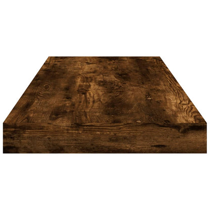 vidaXL Wandregale 4 Stk. Räuchereiche 60x10x1,5 cm Holzwerkstoff