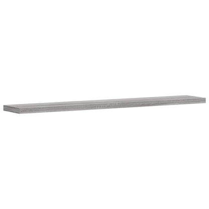 vidaXL Wandregale 4 Stk. Grau Sonoma 60x10x1,5 cm Holzwerkstoff