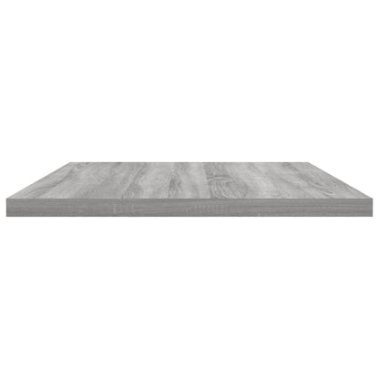 vidaXL Wandregale 4 Stk. Grau Sonoma 60x30x1,5 cm Holzwerkstoff