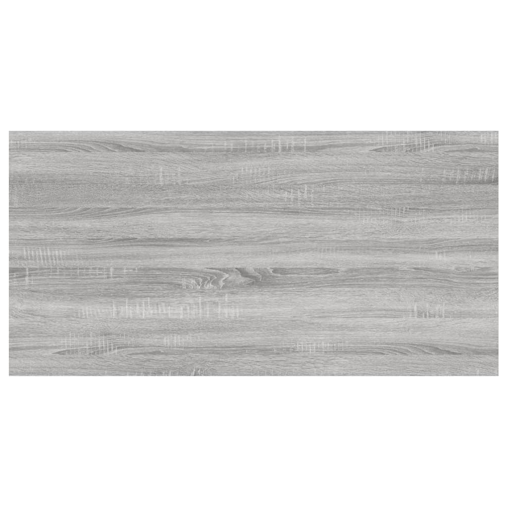 vidaXL Wandregale 4 Stk. Grau Sonoma 60x30x1,5 cm Holzwerkstoff