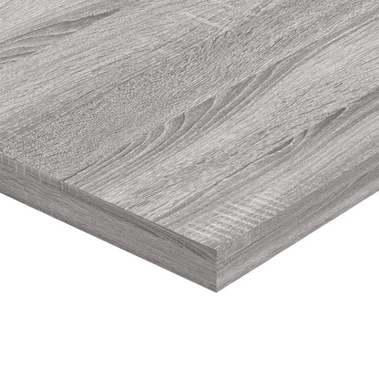 vidaXL Wandregale 4 Stk. Grau Sonoma 60x30x1,5 cm Holzwerkstoff