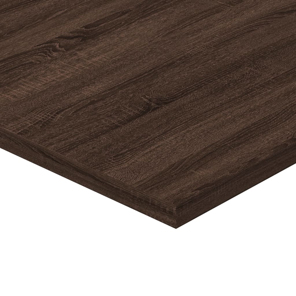 vidaXL Wandregale 4 Stk. Braun Eichen-Optik 60x40x1,5 cm Holzwerkstoff