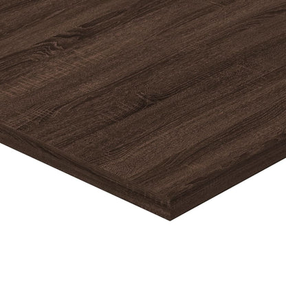 vidaXL Wandregale 4 Stk. Braun Eichen-Optik 60x40x1,5 cm Holzwerkstoff