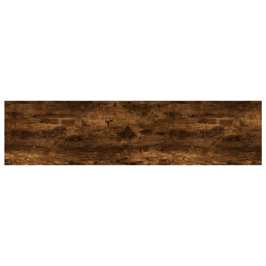 vidaXL Wandregale 4 Stk. Räuchereiche 80x20x1,5 cm Holzwerkstoff