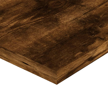 vidaXL Wandregale 4 Stk. Räuchereiche 80x20x1,5 cm Holzwerkstoff