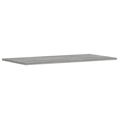 vidaXL Wandregale 4 Stk. Grau Sonoma 80x40x1,5 cm Holzwerkstoff