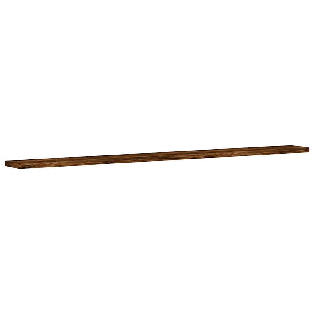 vidaXL Wandregale 4 Stk. Räuchereiche 100x10x1,5 cm Holzwerkstoff