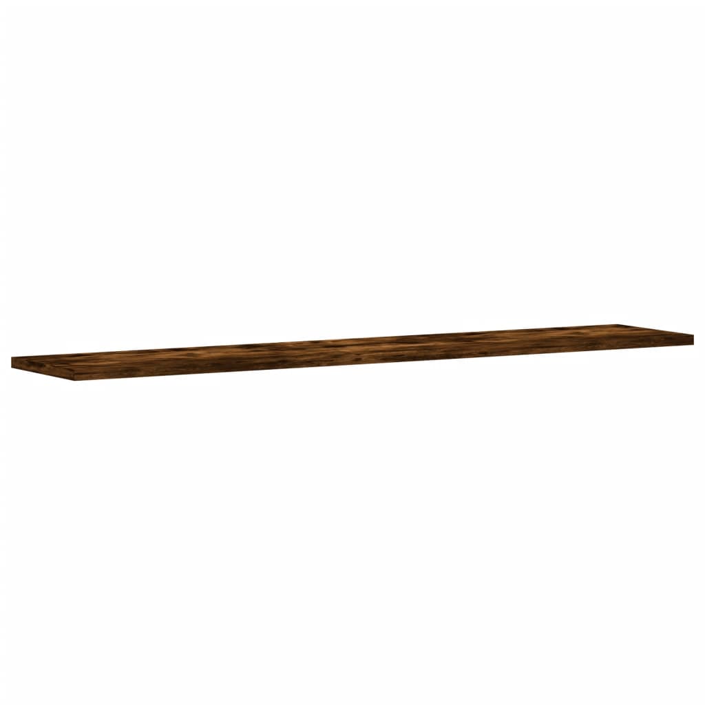 vidaXL Wandregale 4 Stk. Räuchereiche 100x20x1,5 cm Holzwerkstoff