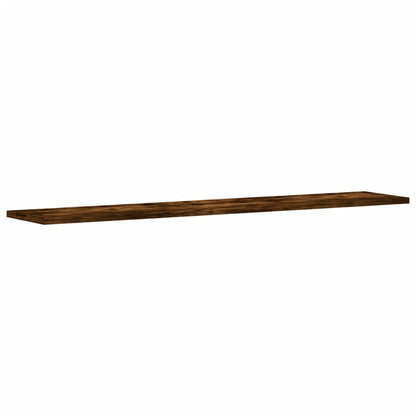 vidaXL Wandregale 4 Stk. Räuchereiche 100x20x1,5 cm Holzwerkstoff
