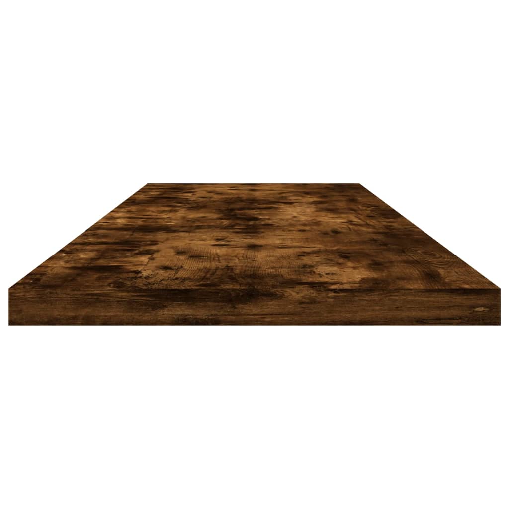 vidaXL Wandregale 4 Stk. Räuchereiche 100x20x1,5 cm Holzwerkstoff