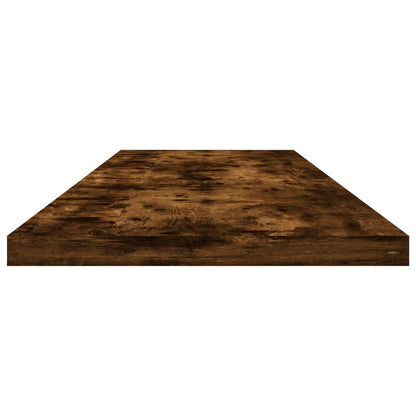 vidaXL Wandregale 4 Stk. Räuchereiche 100x20x1,5 cm Holzwerkstoff