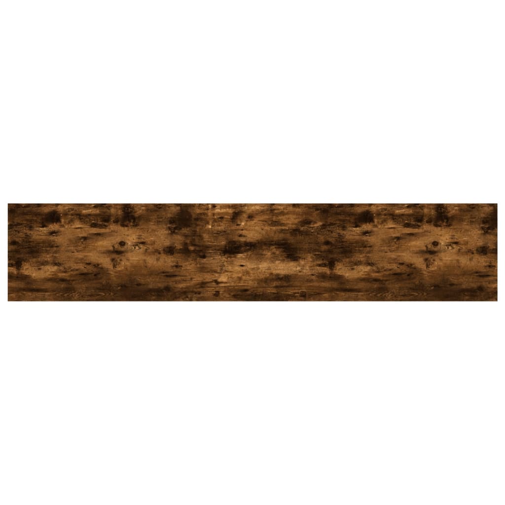vidaXL Wandregale 4 Stk. Räuchereiche 100x20x1,5 cm Holzwerkstoff