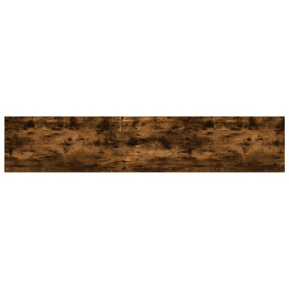 vidaXL Wandregale 4 Stk. Räuchereiche 100x20x1,5 cm Holzwerkstoff