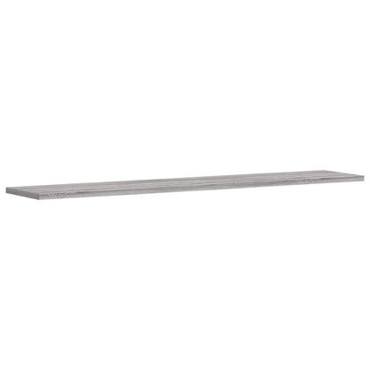 vidaXL Wandregale 4 Stk. Grau Sonoma 100x20x1,5 cm Holzwerkstoff