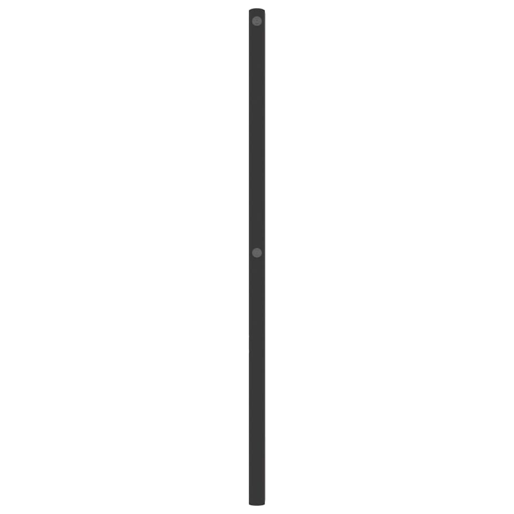 vidaXL Ersatz-Kopfteil Metall Schwarz 75 cm