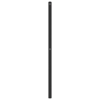 vidaXL Ersatz-Kopfteil Metall Schwarz 75 cm